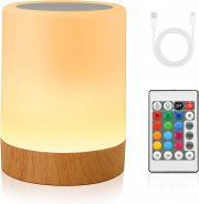 Nixtrve LED Touch Tischlampe mit 13 Farben & 3 Modi
