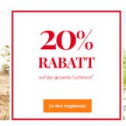 NKD 20% auf das gesamte Sortiment