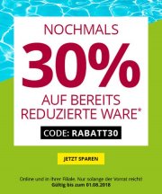 Nochmals 30% extra auf Sale bei Takko