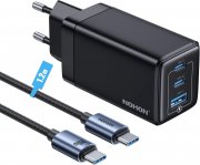 NOHON 65W GaN 3-Port PD3.0 140W Fast Charger Schnellladeger&auml;t