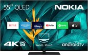 Nokia QN55GV315ISW 55 Zoll QLED 4K UHD Triple Tuner Android Smart TV mit Google Sprachsteuerung
