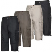 Nordcap 3/4 Herren Cargohose pflegeleicht und atmungsaktiv in 4 Farben