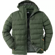 Nordcap Herren Funktions-Steppjacke mit abnehmbarer Kapuze in 3 Farben