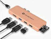 NOV8Tech On The Go Hub Adapter 7-in-2 f&uuml;r MacBook