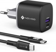 NOVOO 67W GaN Ⅲ USB Typ A und USB Typ C Schnellladeger&auml;t und Netzteil