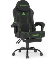 NSMAZXO Ergonomischer Gaming Stuhl mit Kopf- und Lendenkissen bis 150KG