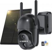 NUASI 2K 4G LTE Akku &Uuml;berwachungskamera inkl. Solarpanel mit Farb-Nachtsicht und PIR Erkennung