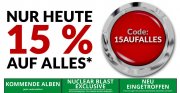 nuclearblast 15% Rabatt / Gutschein &ndash; nur heute!