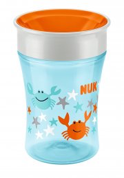 NUK 10255333 Magic Cup, neuartiger Trinkrand, abdichtende Silikonscheibe, 230 ml