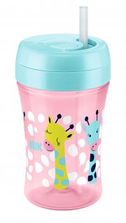 NUK Easy Learning Fun Cup, mit versenkbarem Trinkhalm, 300 ml, ab 18 Monate @amazon 5,90&euro;