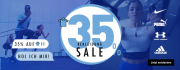 Nur bis morgen 35% Rabatt auf Bekleidung von Puma, Nike, Adidas usw. im MySportswear Shop