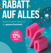 Nur dieses Wochenende 12% Rabatt auf ALLES bei ZooRoyal