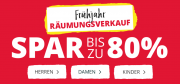 Nur f&uuml;r kurze Zeit bis zu 80% Rabatt im R&auml;umungsverkauf im MandMDirect Shop