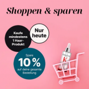 Nur heute 1 Haarpflege-Produkt kaufen & 10% Rabatt auf den gesamten Einkauf bekommen bei Flaconi