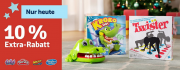 Nur heute 10% Extra-Rabatt auf alles von Hasbro im MyToys Shop