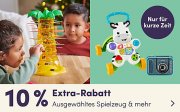 Nur heute 10% Extra-Rabatt auf ausgew&auml;hltes Spielzeug bei MyToys