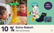 Nur heute 10% Extra-Rabatt auf das komplette Sortiment bei MyToys