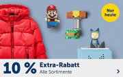 Nur heute 10% Extra-Rabatt auf das komplette Sortiment bei MyToys
