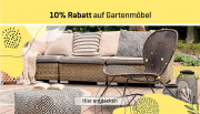 Nur heute 10% Rabatt auf alle Gartenm&ouml;bel und Balkonm&ouml;bel bei Yomonda