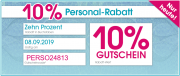 Nur heute 10% Rabatt auf ALLES im Babymarkt Shop