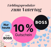 Nur heute 10% Rabatt auf alles von HUGO BOSS bei Flaconi