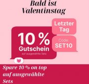 Nur heute 10% Rabatt auf ausgew&auml;hlte Parfum-, Pflege- und Make-up Sets bei Flaconi