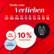 Nur heute 10% Rabatt auf Beauty- und Duftsets bei Flaconi