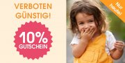 Nur heute 10% Rabatt auf das gesamte Sortiment im Babymarkt Shop
