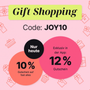 Nur heute 10% Rabatt auf fast alles im Shop und 12% Rabatt in der App bei Flaconi