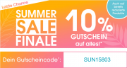 Nur heute 10% Rabatt auf fast ALLES inkl. bereits reduzierte Artikel im Babymarkt