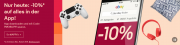 Nur heute 10% Rabatt auf fast alles in der App bei Ebay