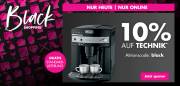 Nur heute 10% Rabatt auf Technik im Galeria Karstadt Kaufhof Shop