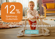 Nur heute 12% Rabatt auf die komplette Spielzeug Kategorie im Babymarkt
