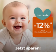 Nur heute 12% Rabatt auf fast alles im Babymarkt