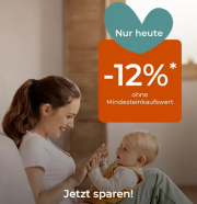 Nur heute 12% Rabatt auf fast alles im Babymarkt