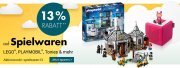 Nur heute 13% Rabatt auf Spielwaren im Karstadt Shop