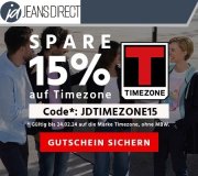Nur heute 15% Extra-Rabatt auf alle TIMEZONE Artikel bei Jeans Direct