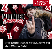 Nur heute 15% Extra-Rabatt auf alles im Winter Sale bei EMP