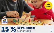 Nur heute 15% Extra-Rabatt auf alles von Schmidt Spiele im MyToys Shop