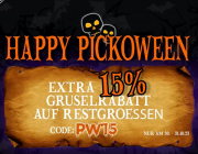 Nur heute 15% Extra-Rabatt auf bereits reduzierte Kleidung im Restgr&ouml;&szlig;en Sale bei PickSport