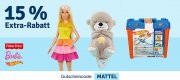 Nur heute 15% Extra-Rabatt On Top auf Mattel-Spielzeug im MyToys Shop
