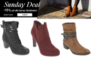 Nur heute 15% Rabatt auf alle Damen Stiefeletten inklusive Sale im Roland-Schuhe Shop