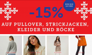 Nur heute 15% Rabatt auf alle Pullover, Strickjacken, Kleider und R&ouml;cke bei Mirapodo