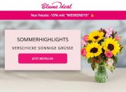 Nur heute 15% Rabatt auf alles bei Blume Ideal