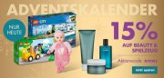 Nur heute 15% Rabatt auf Beauty, Spielzeug & S&uuml;&szlig;waren im Galeria Karstadt Kaufhof Shop