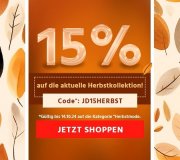 Nur heute 15% Rabatt auf die aktuelle Herbstkollektion bei Jeans Direct