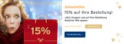 Nur heute 15% Rabatt auf fast alles im Tchibo Shop