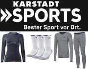 Nur heute 15% Rabatt auf Funktions-Sportunterw&auml;sche und Socken im Karstadt Sports Shop