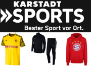 Nur heute 15% Rabatt auf Fu&szlig;ballbekleidung im Karstadt Sports Shop