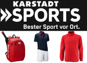 Nur heute 15% Rabatt auf Tennisbekleidung und Zubeh&ouml;r im Karstadt Sports Shop
